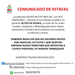 COMUNICADO DE ESTAFAS